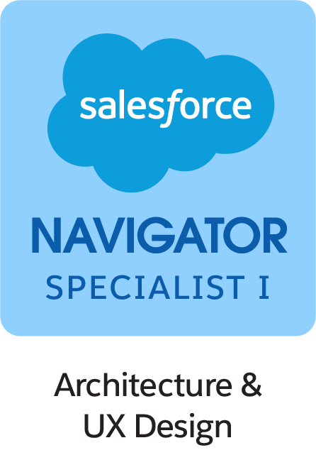 Salesforce Navigator Specialist I Architecture and UX Design Badge